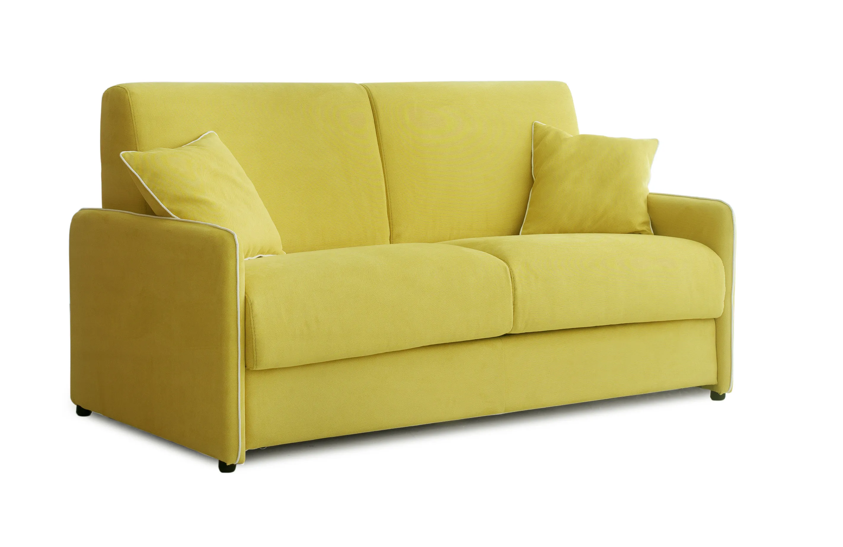 Divano 3 posti letto modello GLORIA limone