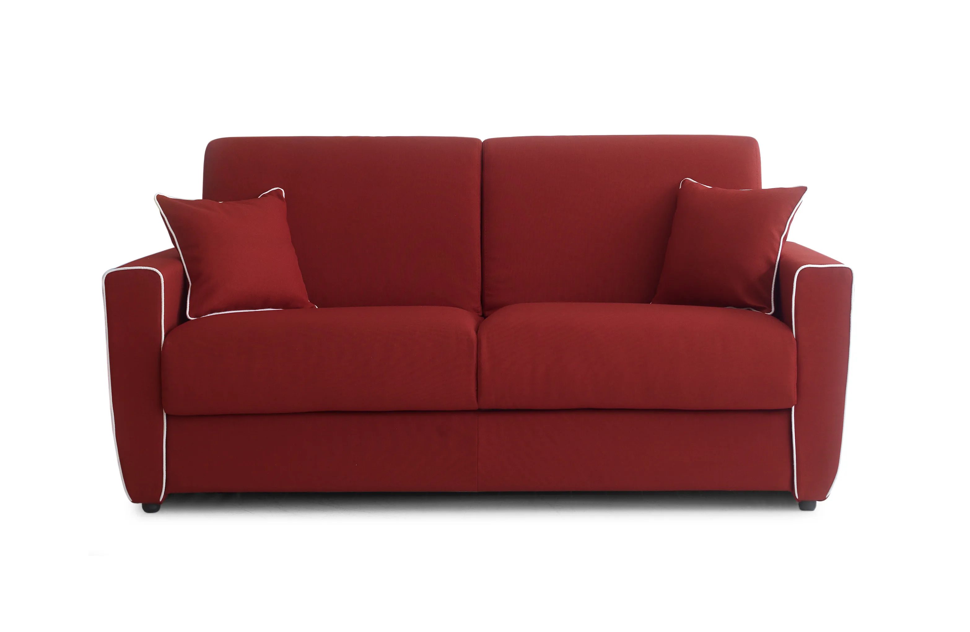 Divano 3 posti letto modello GIANNA rosso