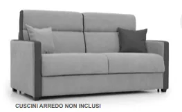 Divano 3 posti letto modello PARADISE grigio